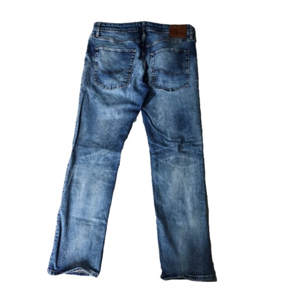 Jack and Jones Jeans Men's 36 x 32 Slim Fit Tim Designer Denim Mid Rise - Picture 2 of 12